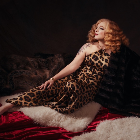 Glamorous Leopard-Print Jumpsuit - Picture 2 of 2